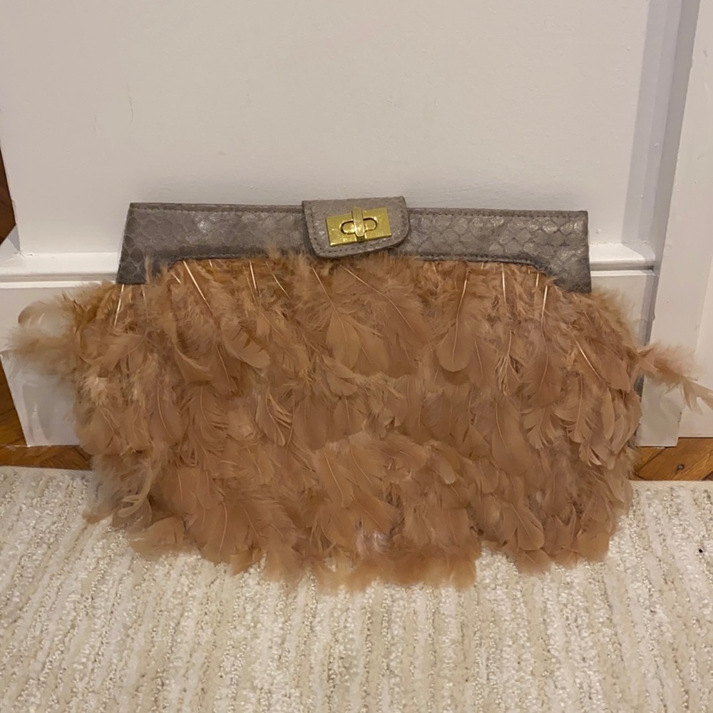 ASOS Feather Clutch/Evening Bag